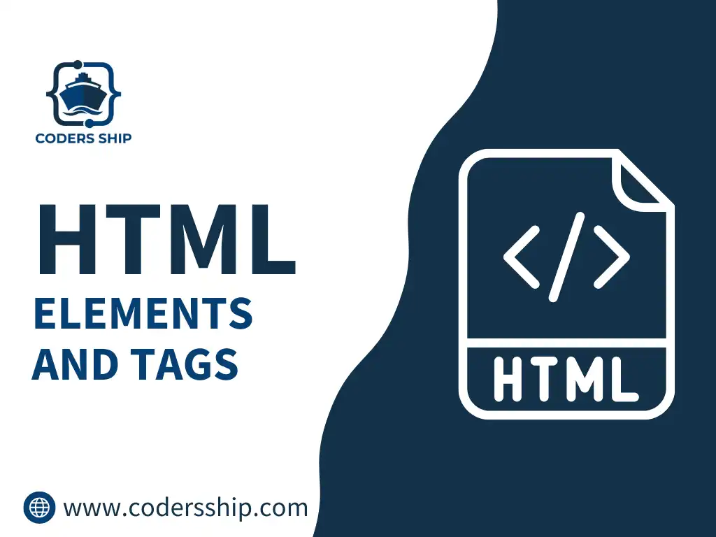 Elements and Tags in HTML