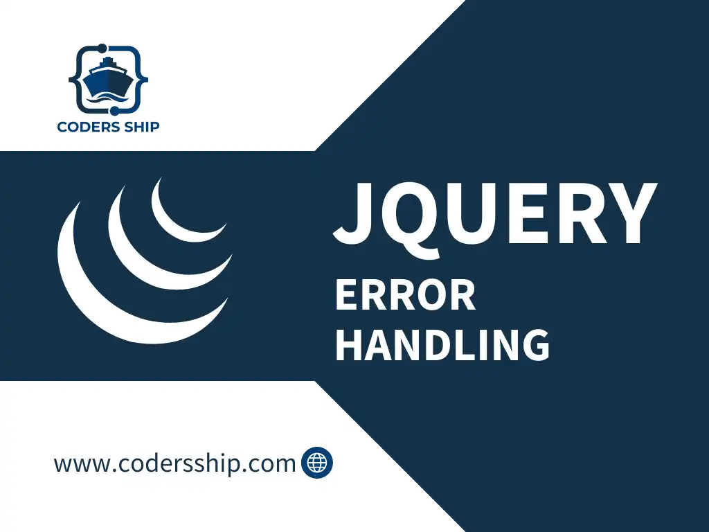 Error Handling in jQuery