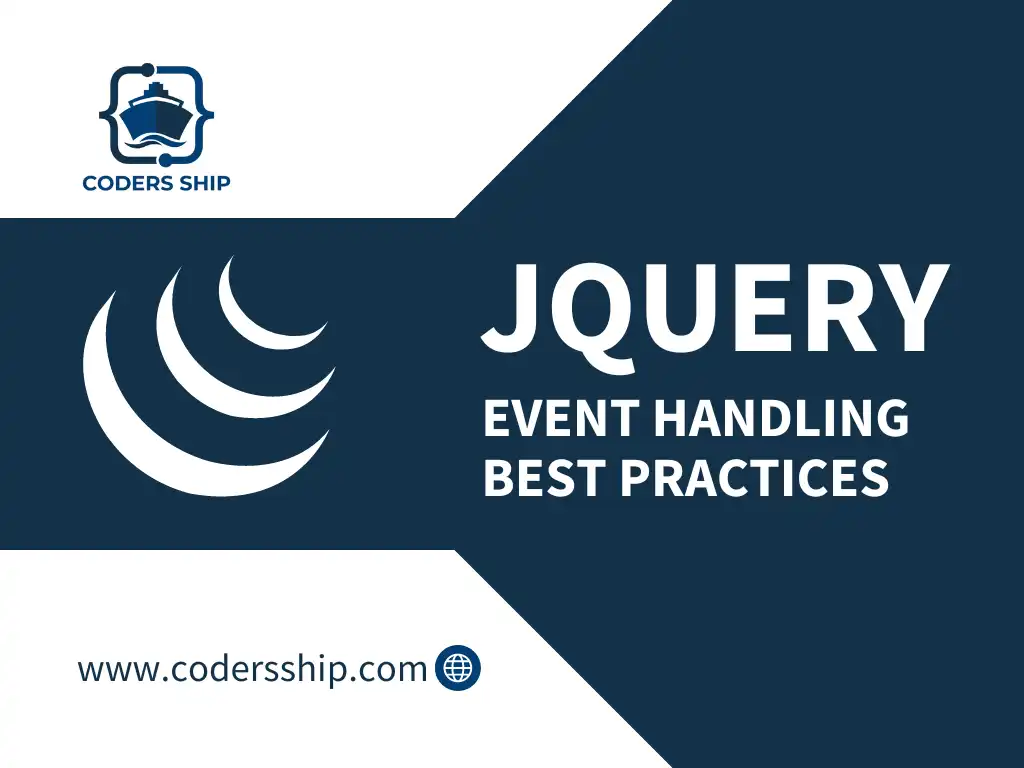 Event Handling Best Practices in jQuery