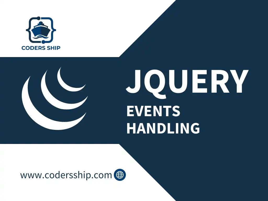 Events Handling in jQuery