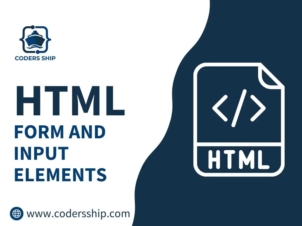 Form and Input Elements in HTML