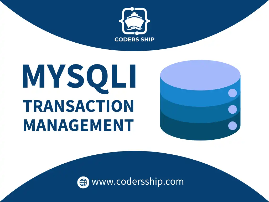 Transaction Management in MySQLi