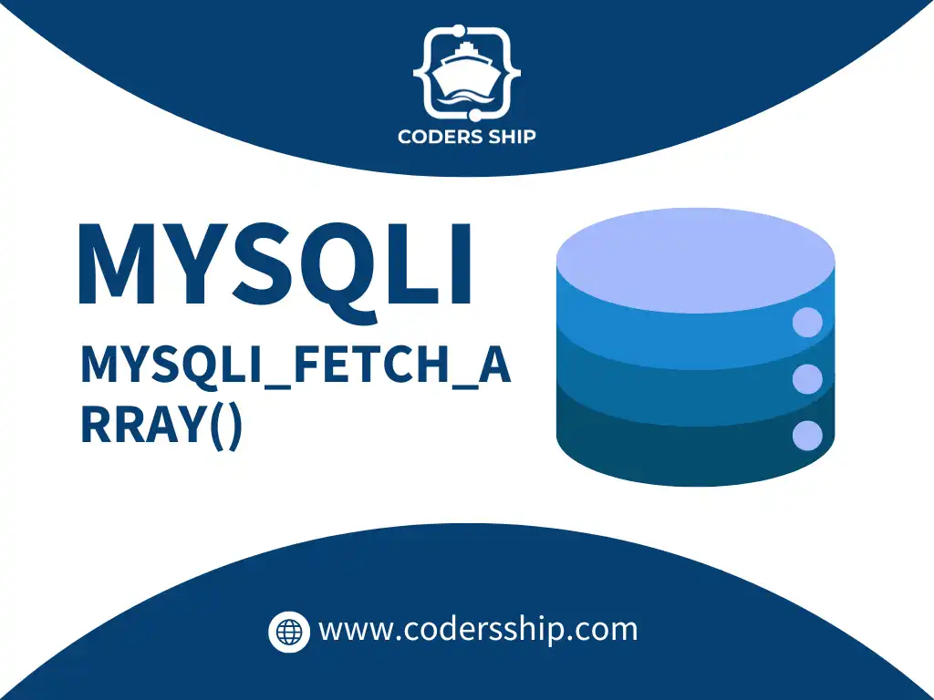 mysqli_fetch_array() in MySQLi