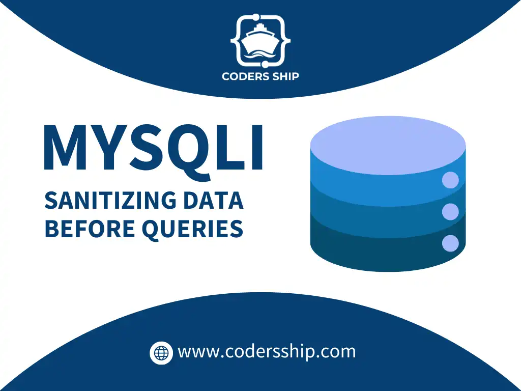 Sanitizing Data Before Queries in MySQLi