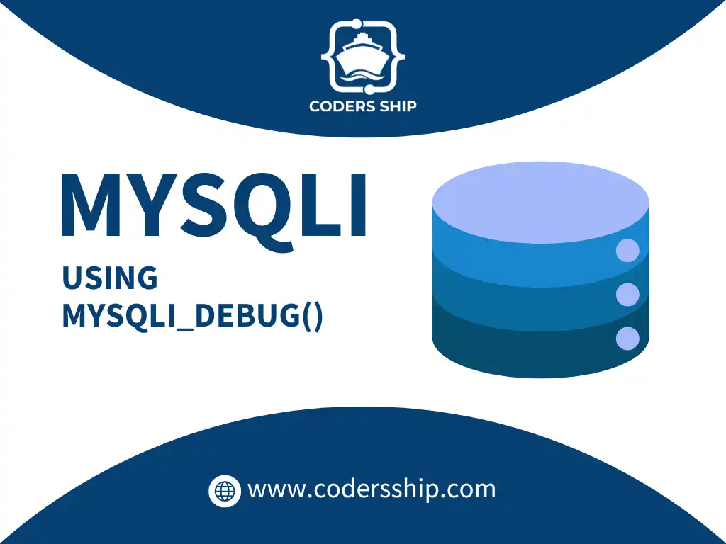 Using mysqli_debug() in MySQLi