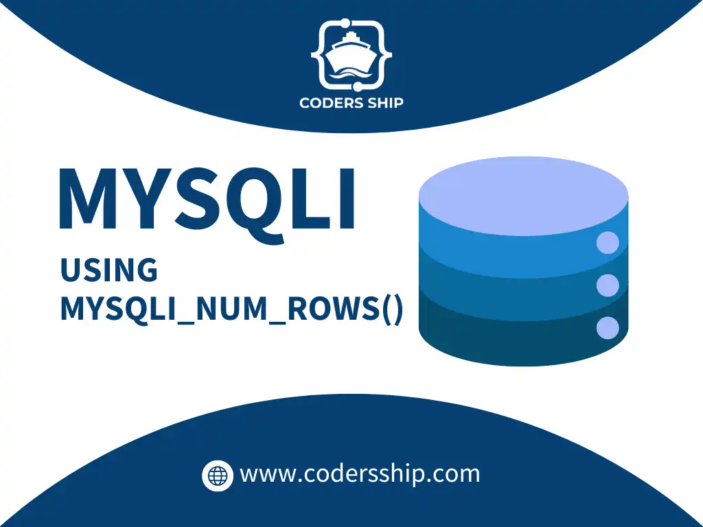 Using mysqli_num_rows() in MySQLi