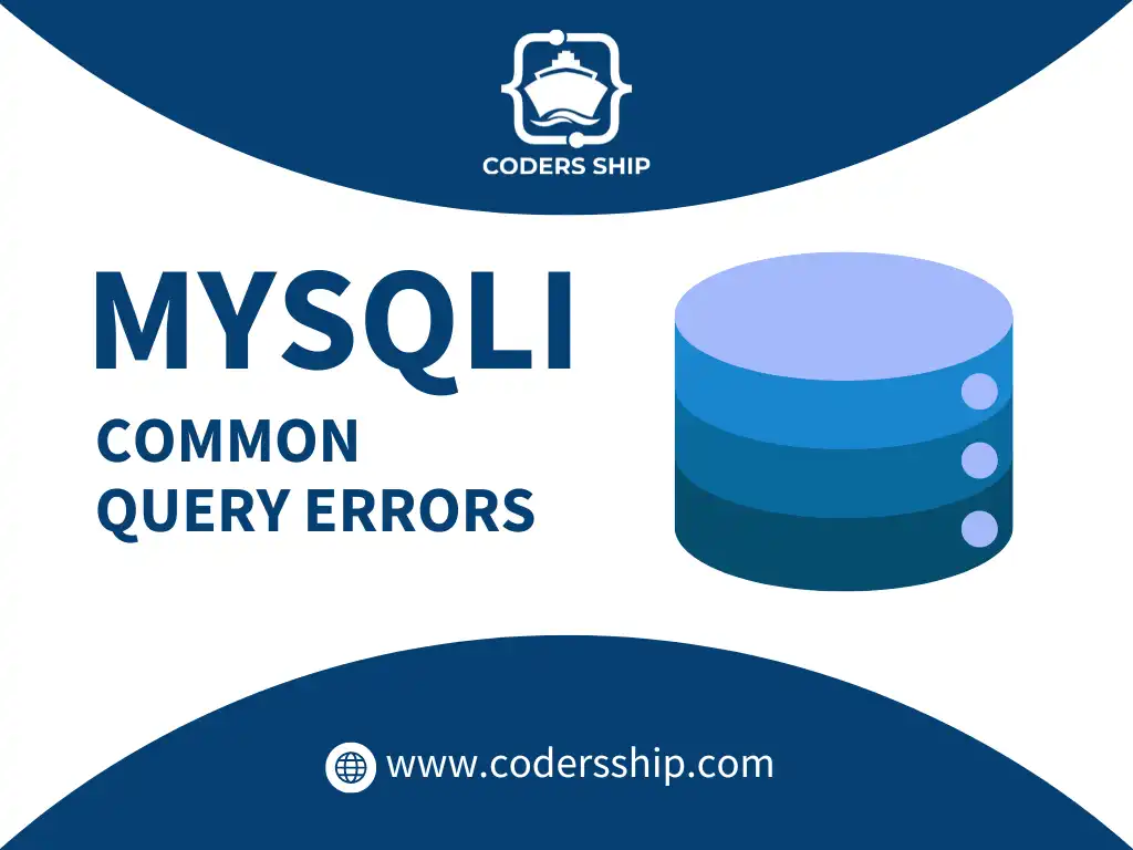 Common Query Errors in MySQLi