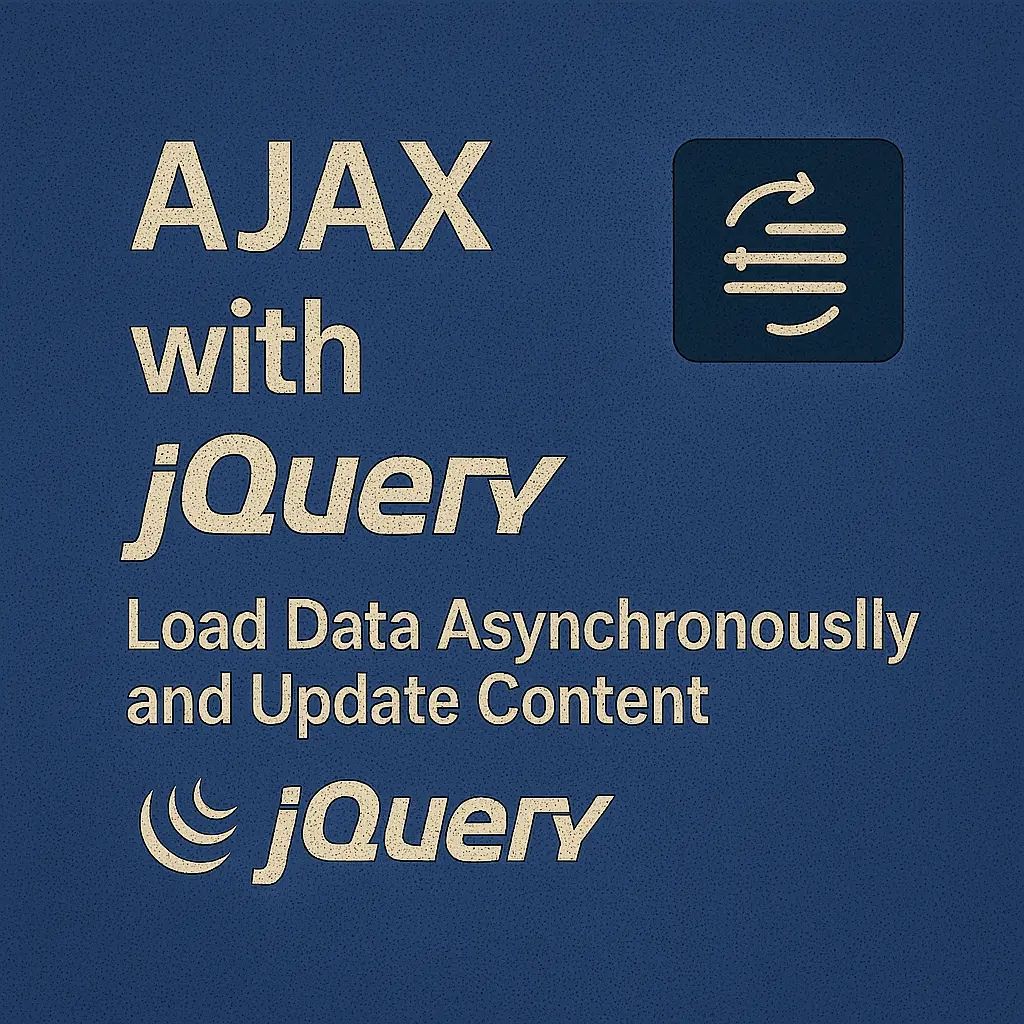 AJAX with jQuery Load Data Asynchronously and Update Content
