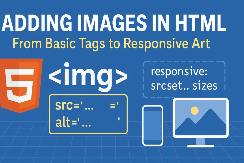 Adding Images in HTML From Basic Tags to Responsive Art