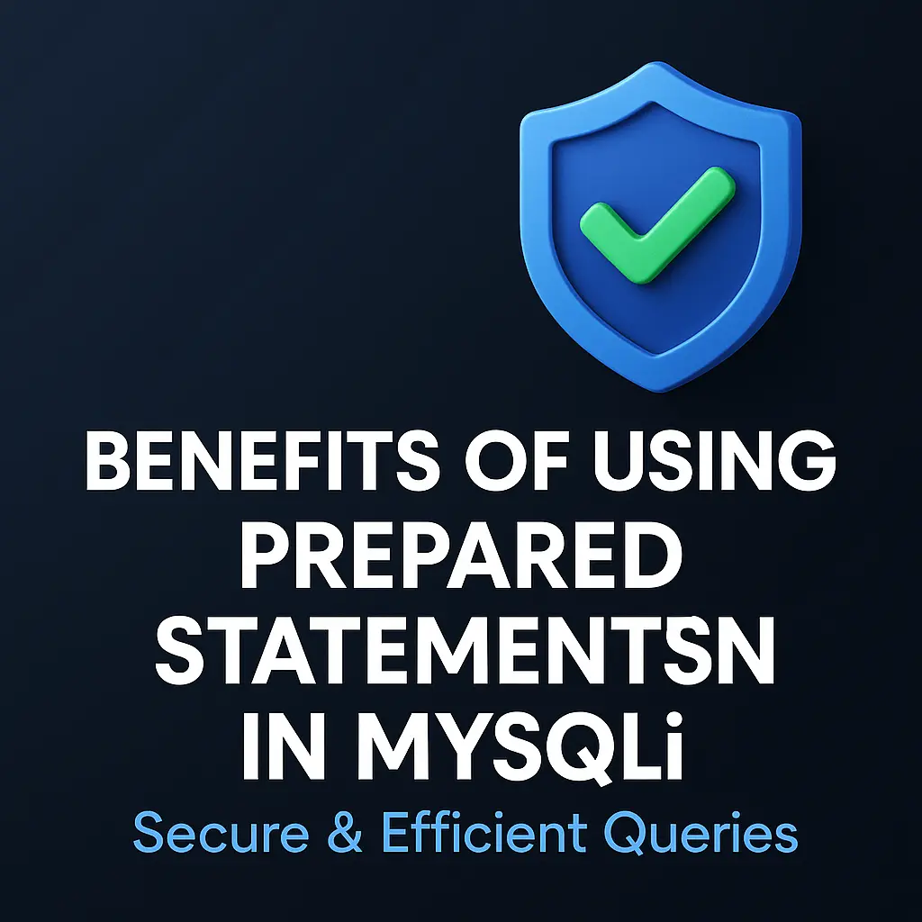 Benefits of Using Prepared Statements in MySQLi Secure & Efficient Queries