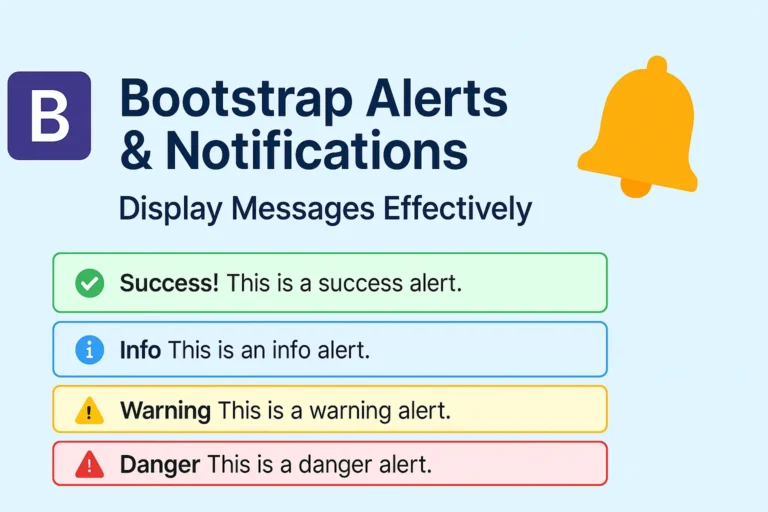 Bootstrap Alerts and Notifications - Display Messages Effectively