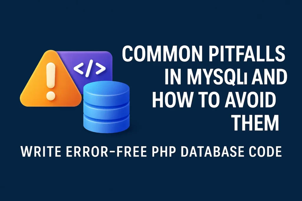 Common Pitfalls in MySQLi and How to Avoid Them – Write Error-Free PHP Database Code