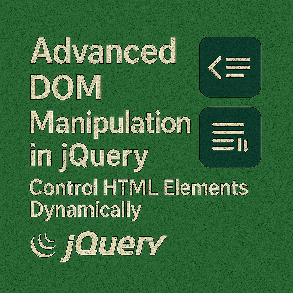 Control HTML Elements Dynamically