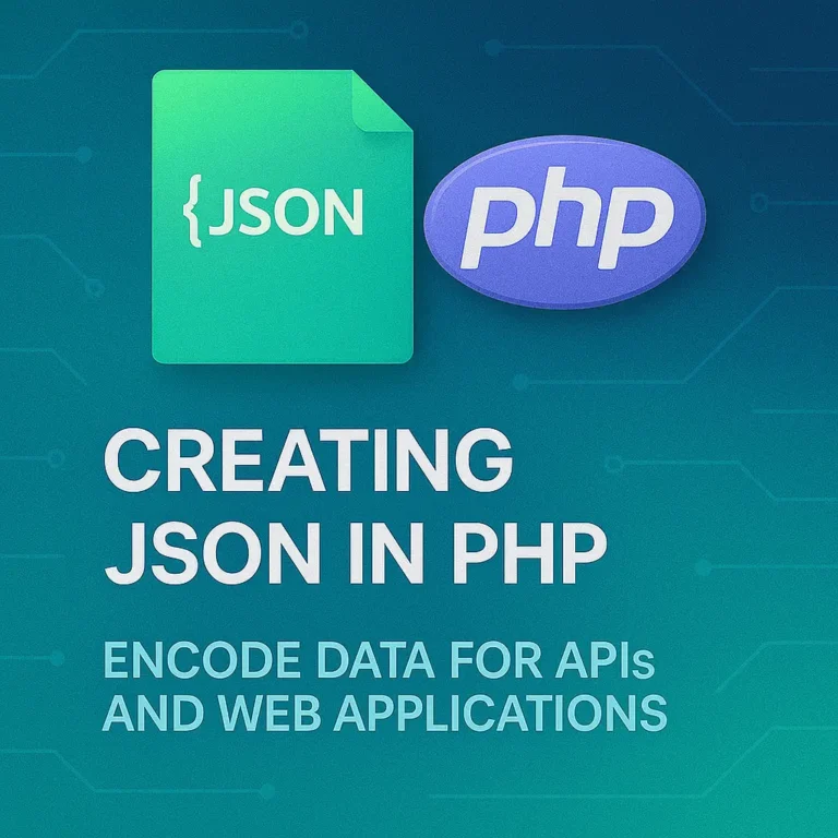Creating JSON in PHP Encode Data for APIs and Web Applications