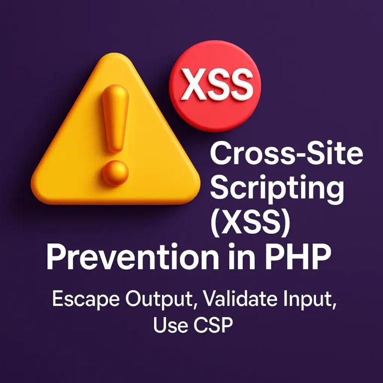 Cross-Site Scripting (XSS) Prevention in PHP Escape Output, Validate Input, Use CSP