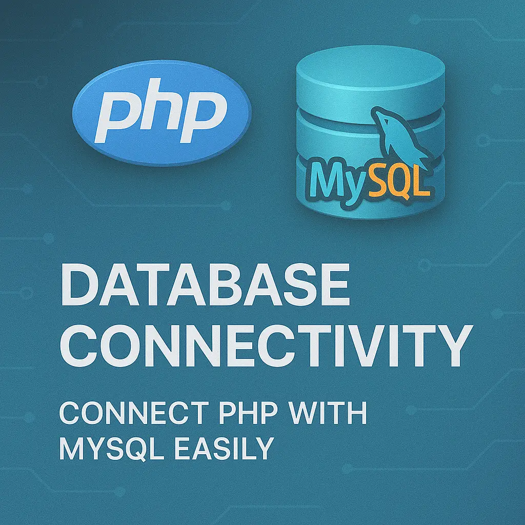 Database Connectivity in PHP Connect PHP with MySQL Easily