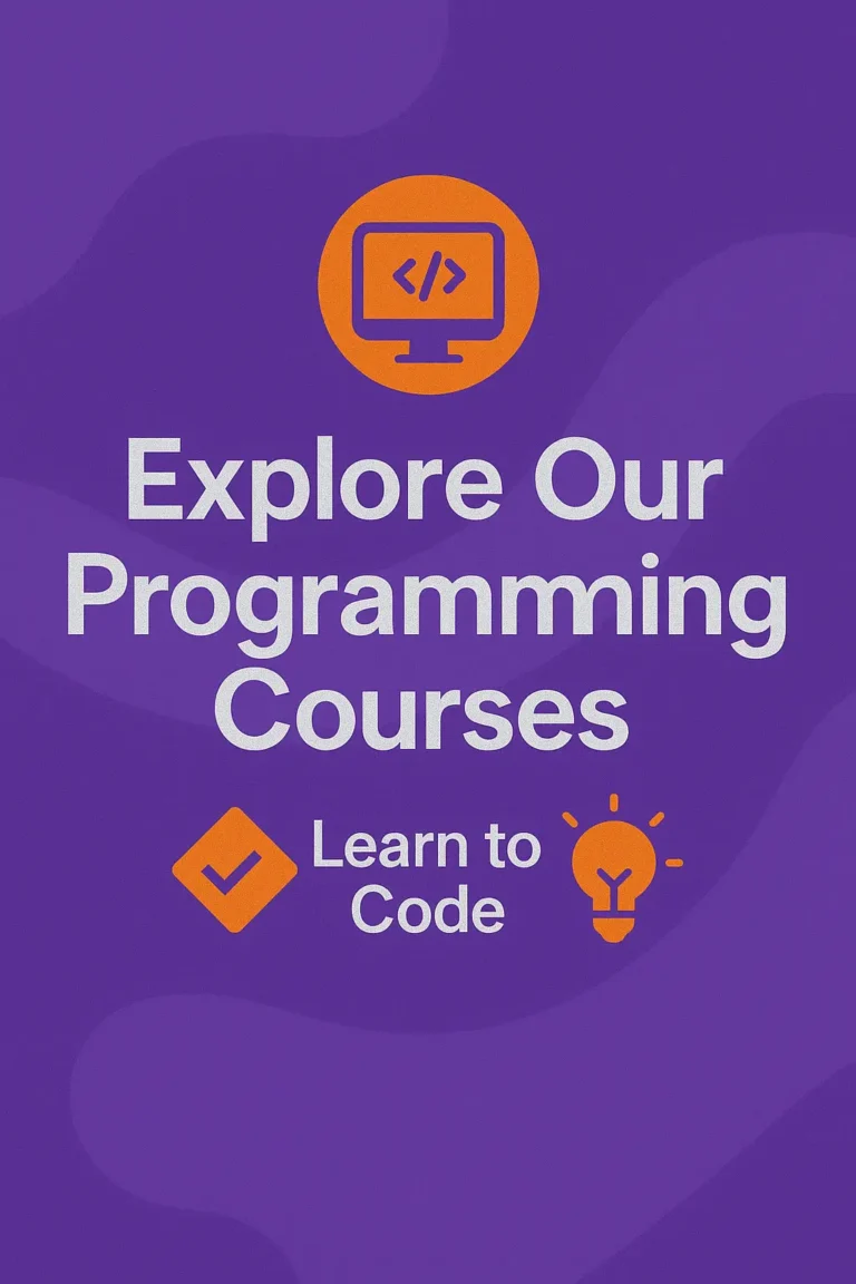 Explore Our Programming Courses – Learn to Code