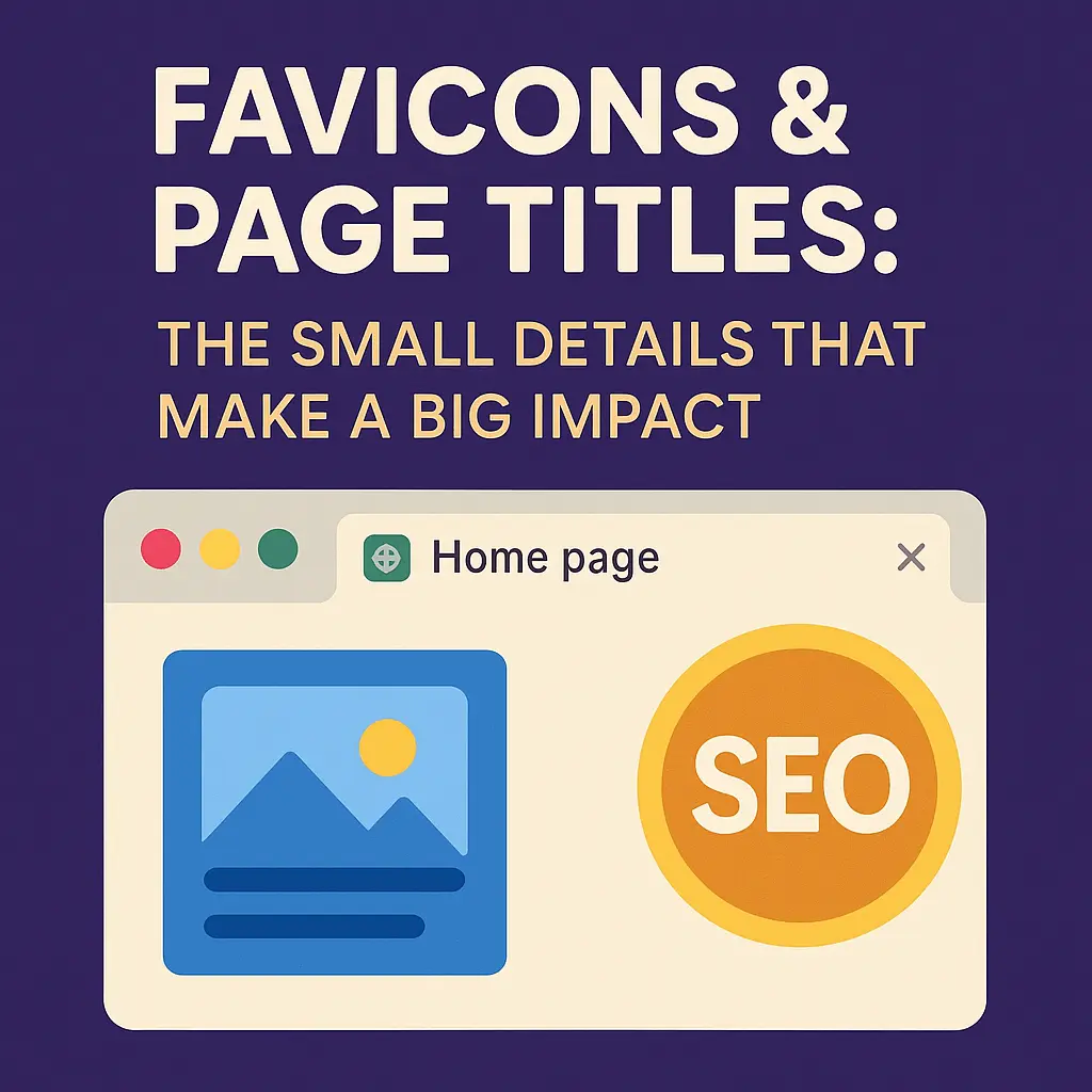 Favicons & Page Titles The Small Details That Make a Big Impact