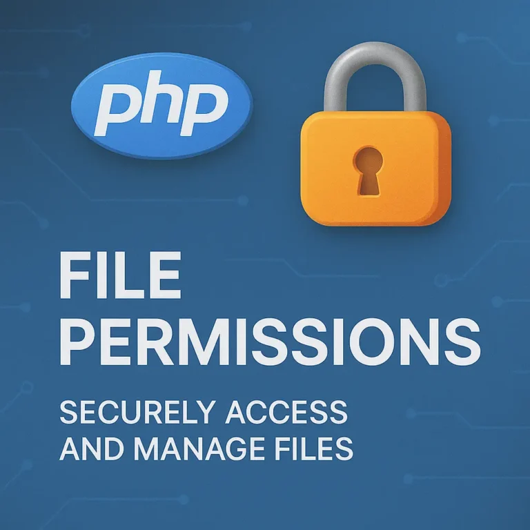 File Permissions in PHP Securely Access and Manage Files
