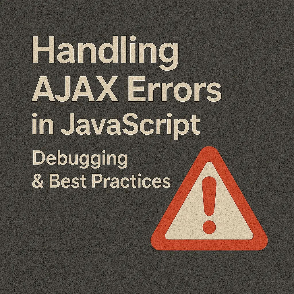 Handling AJAX Errors in JavaScript Debugging & Best Practices