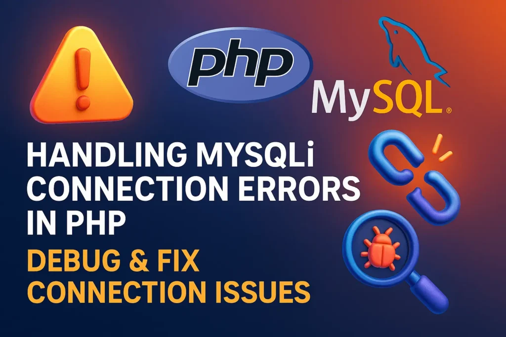 Handling MySQLi Connection Errors in PHP Debug & Fix Connection Issues