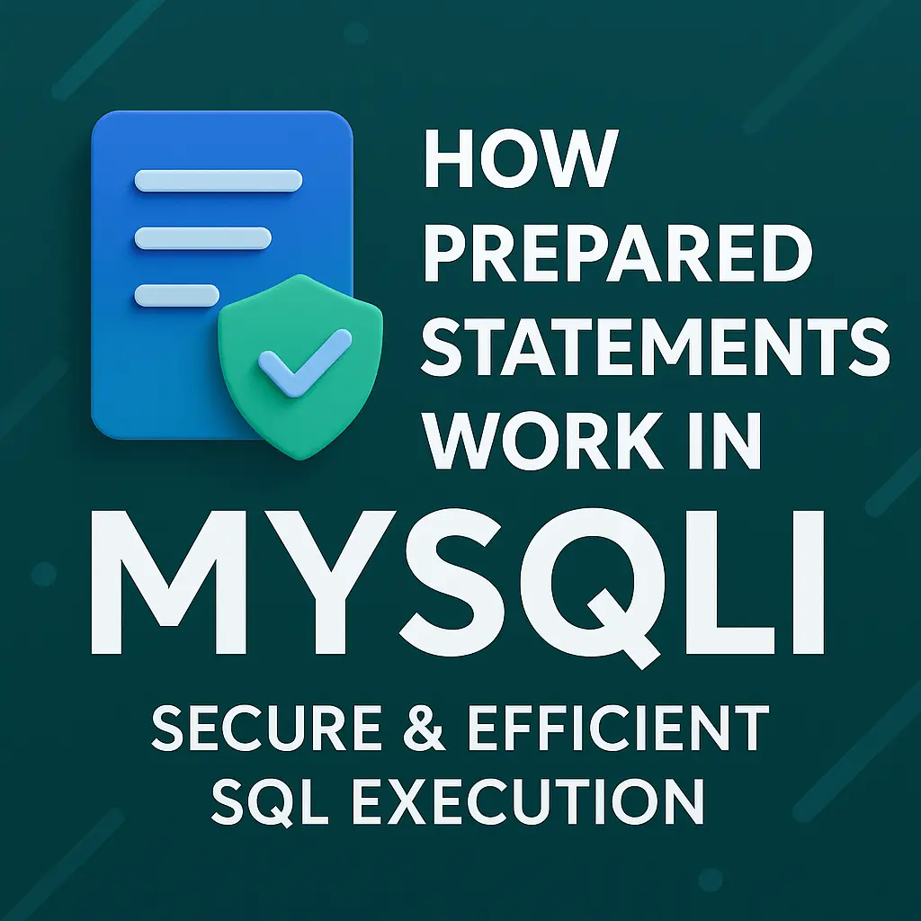 How Prepared Statements Work in MySQLi Secure & Efficient SQL Execution
