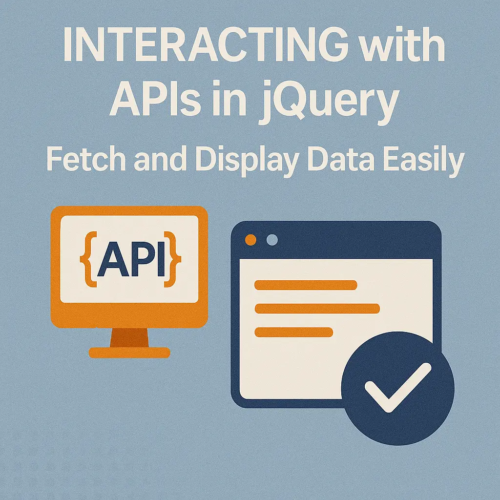 Interacting with APIs in jQuery Fetch and Display Data Easily