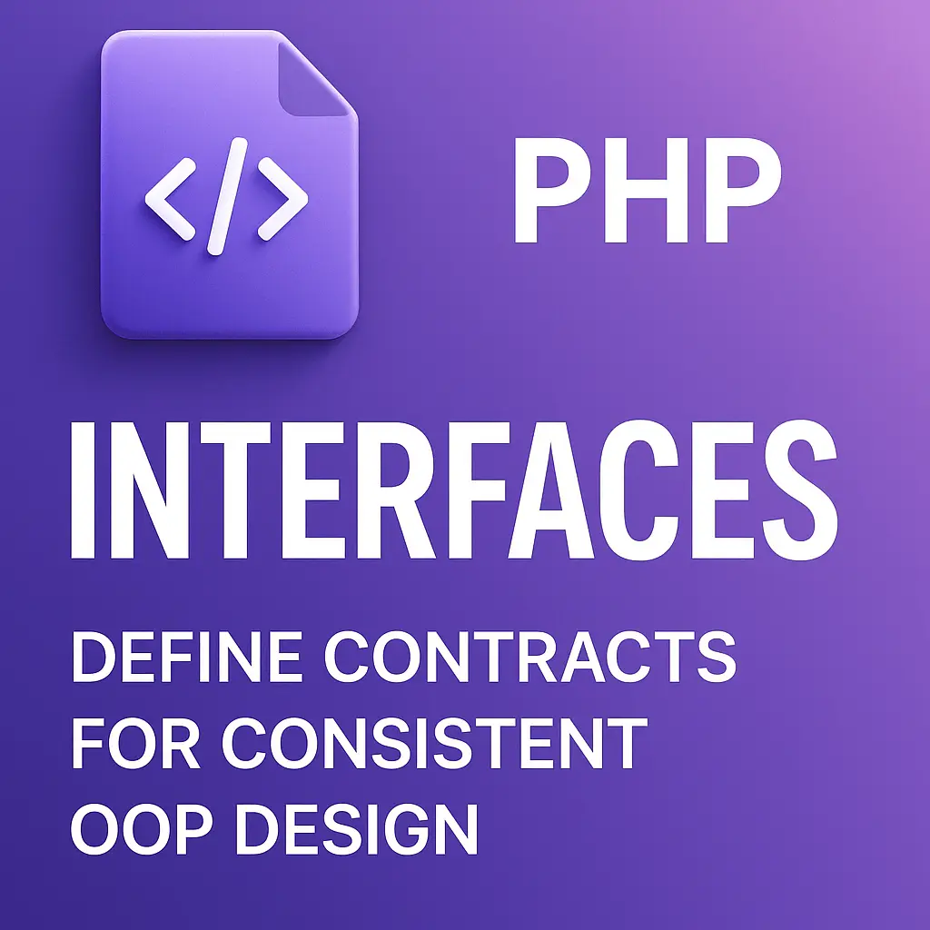 Interfaces in PHP Define Contracts for Consistent OOP Design