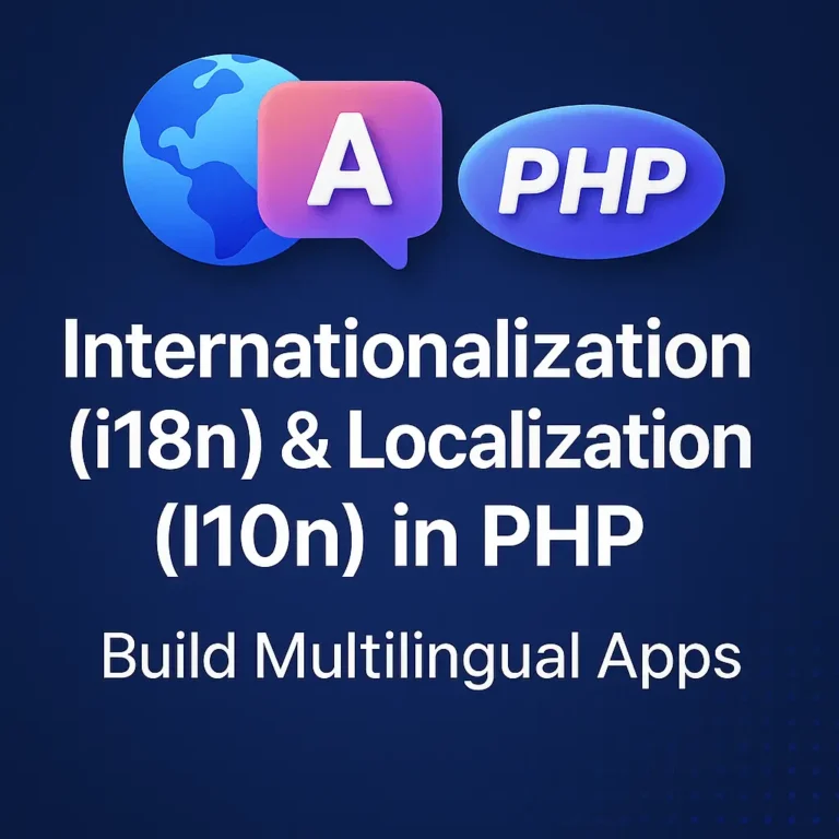 Internationalization (i18n) & Localization (l10n) in PHP Build Multilingual Apps