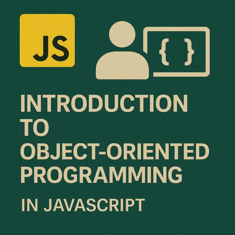 Introduction to Object-Oriented Programming (OOP) in JavaScript