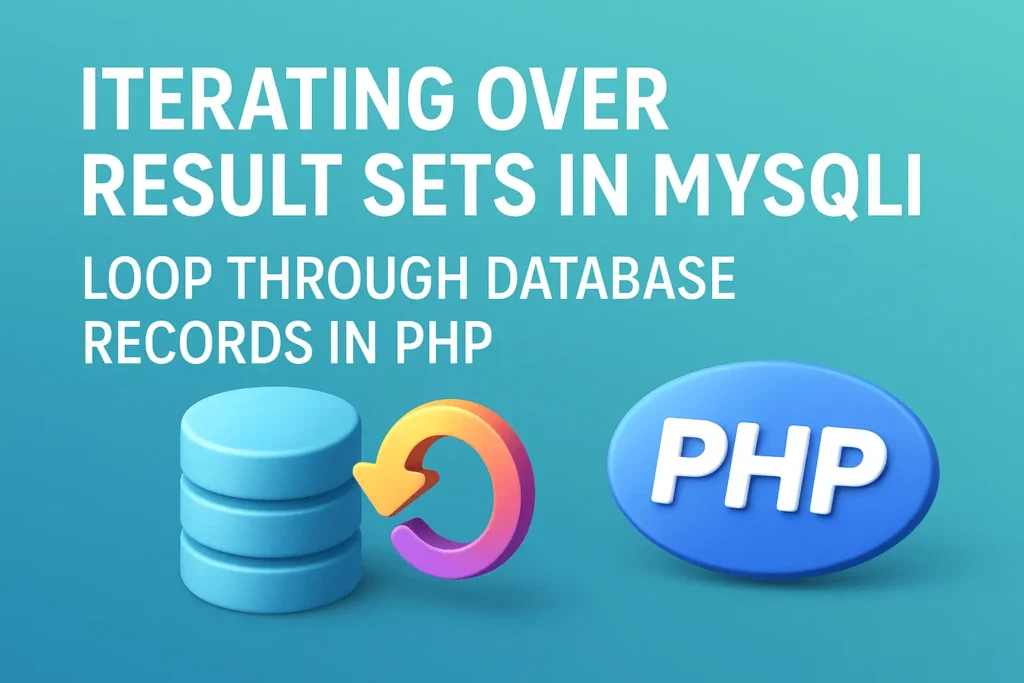 Iterating Over Result Sets in MySQLi Loop Through Database Records in PHP