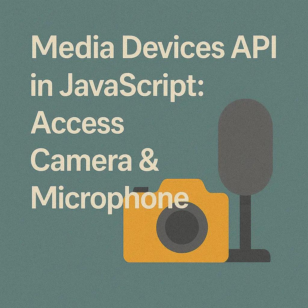 Media Devices API in JavaScript Access Camera & Microphone