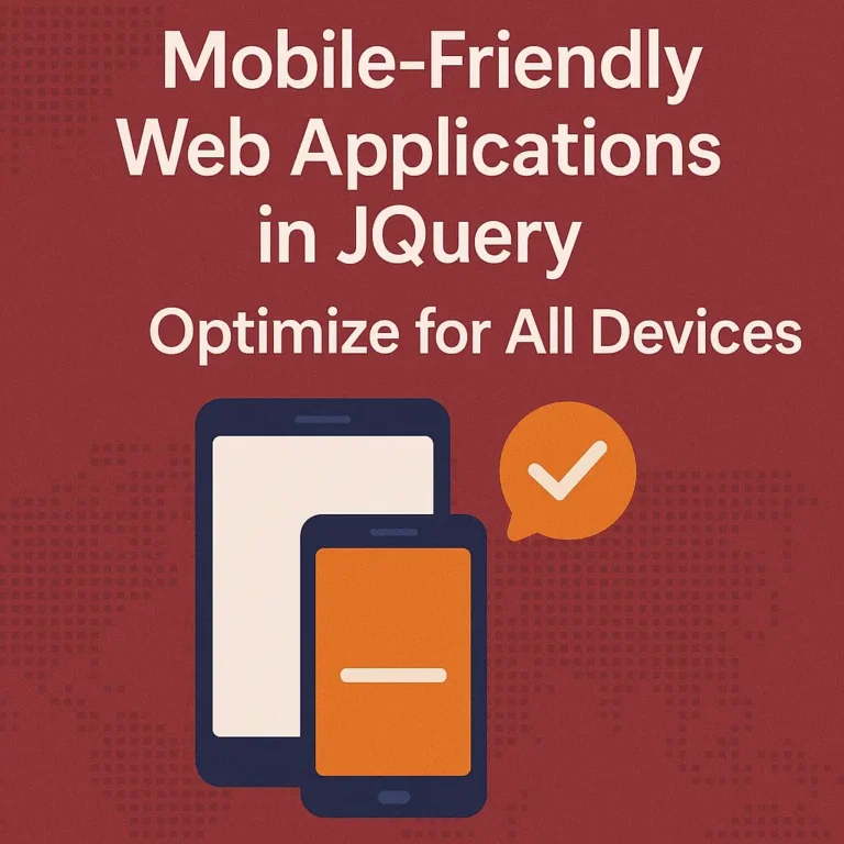 Mobile-Friendly Web Applications in jQuery Optimize for All Devices