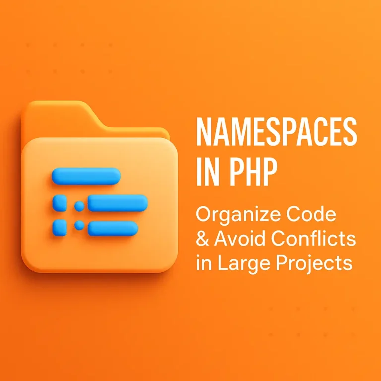 Namespaces in PHP Organize Code & Avoid Conflicts in Large Projects