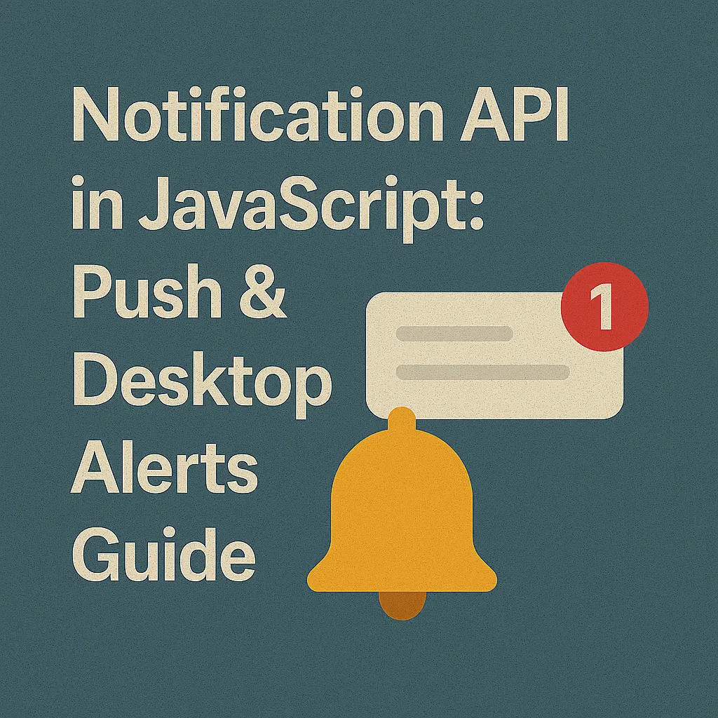 Notification API in JavaScript Push & Desktop Alerts Guide