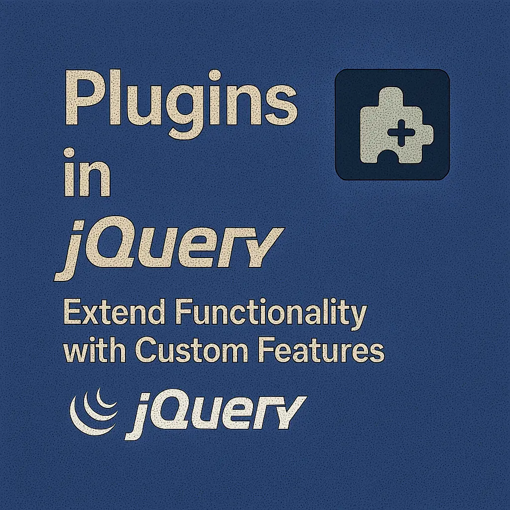 Plugins in jQuery Extend Functionality with Custom Features
