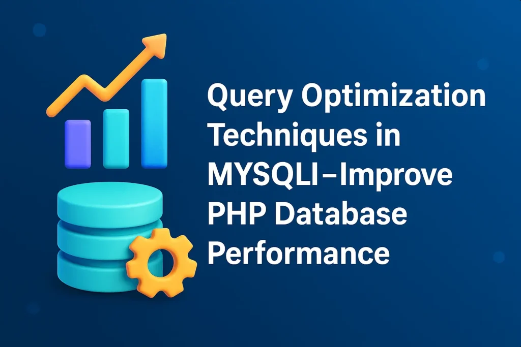 Query Optimization Techniques in MySQLi – Improve PHP Database Performance