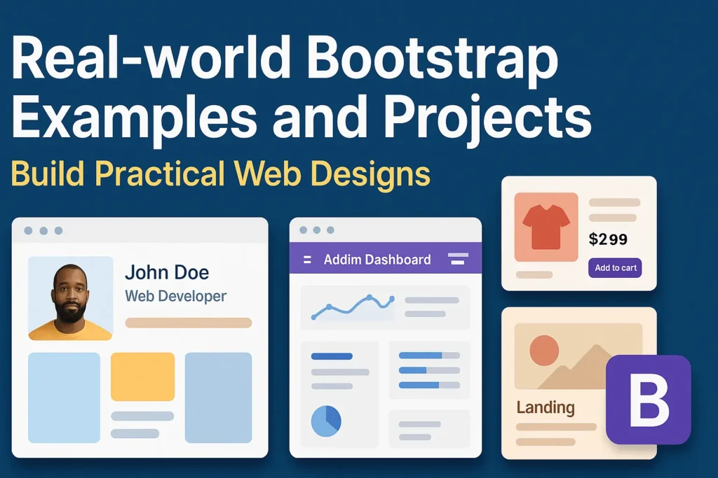 Real-world Bootstrap Examples and Projects - Build Practical Web Designs