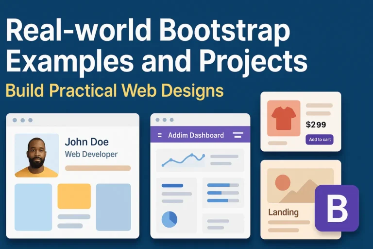 Real-world Bootstrap Examples and Projects - Build Practical Web Designs