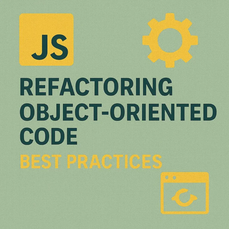 Refactoring Object-Oriented Code in JavaScript Best Practices