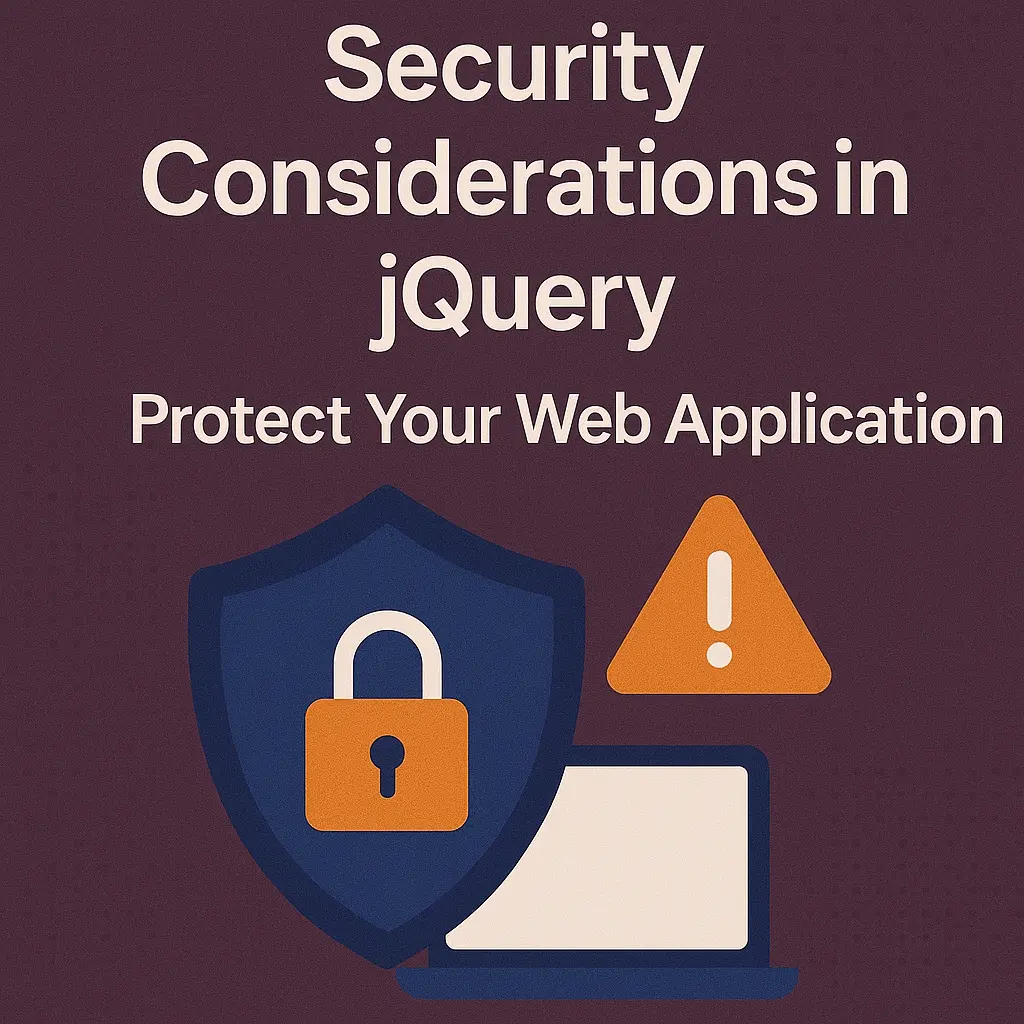 Security Considerations in jQuery Protect Your Web Applications
