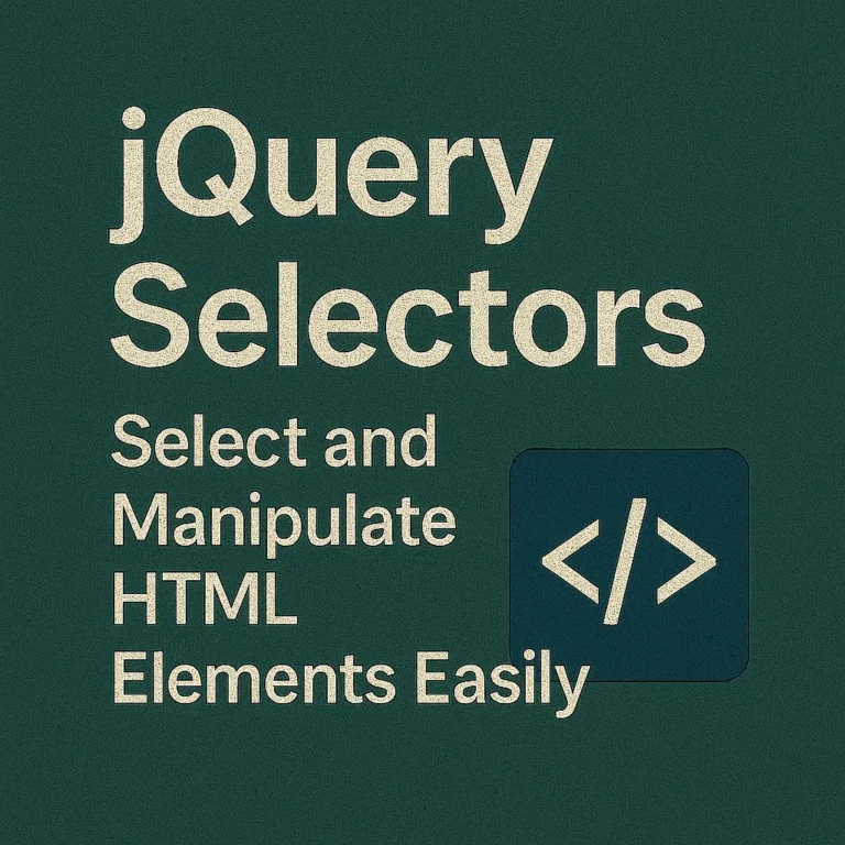 Select and Manipulate HTML Elements Easily