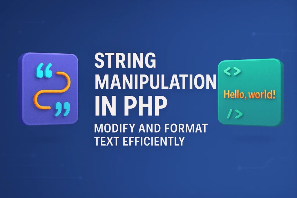 String Manipulation in PHP Modify and Format Text Efficiently