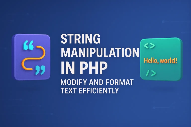 String Manipulation in PHP Modify and Format Text Efficiently