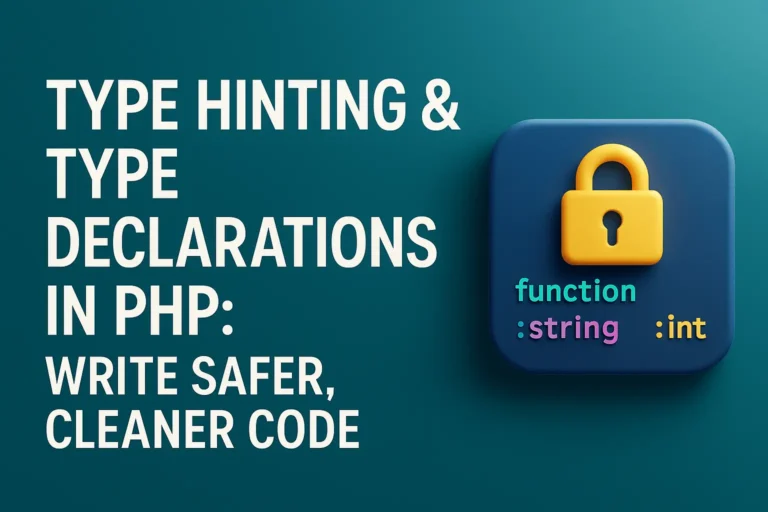 Type Hinting & Type Declarations in PHP Write Safer, Cleaner Code