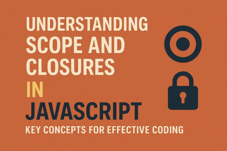 Understanding Scope and Closures in JavaScript - Key Concepts for Effective Coding