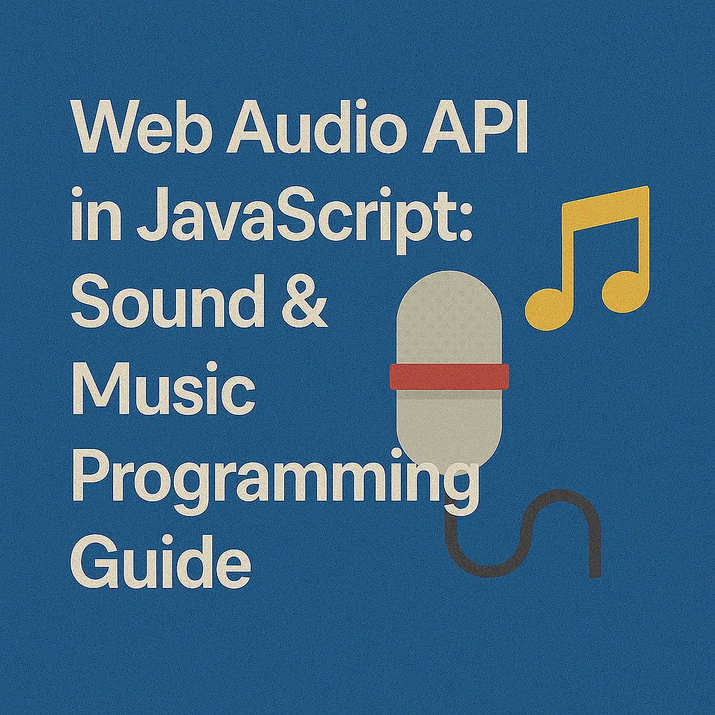Web Audio API in JavaScript Sound & Music Programming Guide