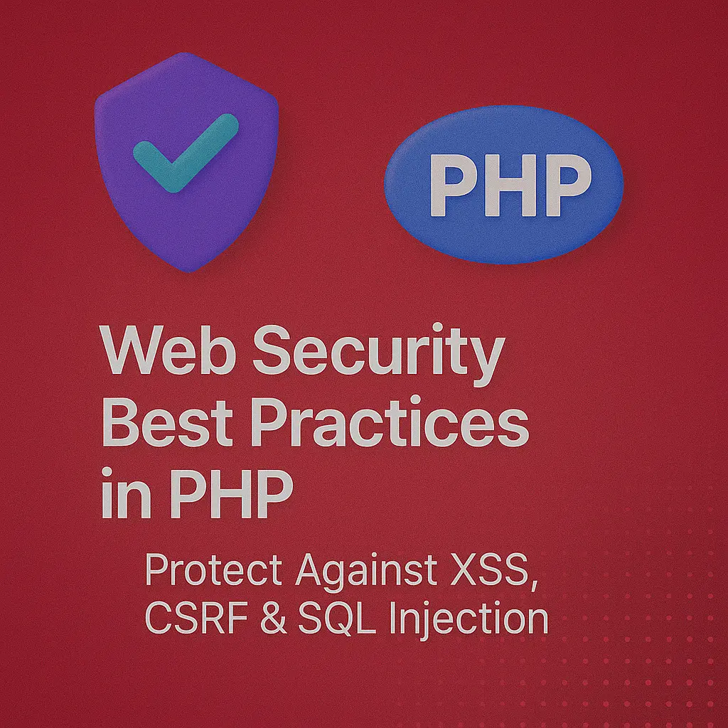 Web Security Best Practices in PHP Protect Against XSS, CSRF & SQL Injection
