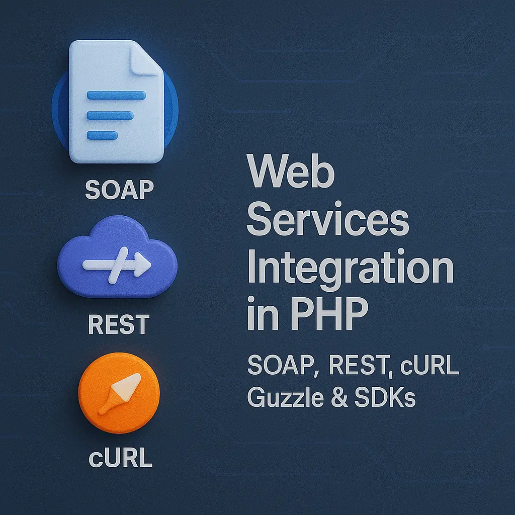 Web Services Integration in PHP SOAP, REST, cURL, Guzzle & SDKs