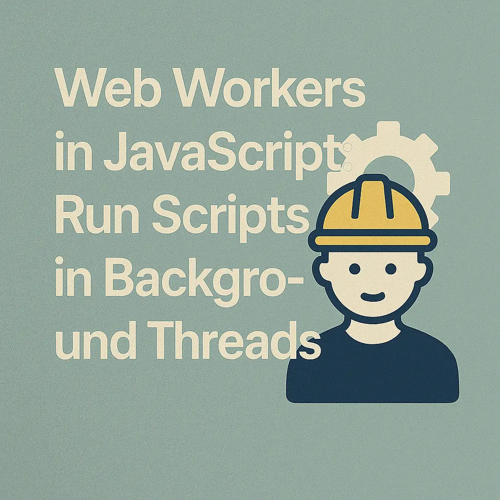 Web Workers in JavaScript Run Scripts in Background Threads